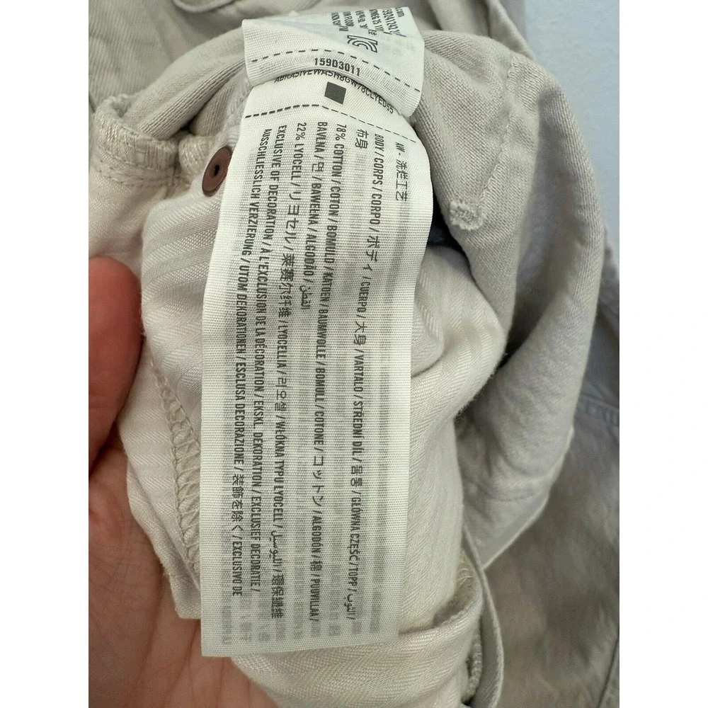 Abercrombie‎ & Fitch Denim Shirt Dress Light Grey Small NWT - Picture 6 of 7